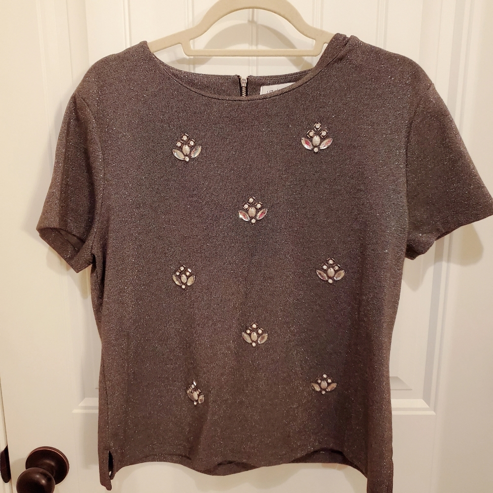 Shimmer Box Blouse